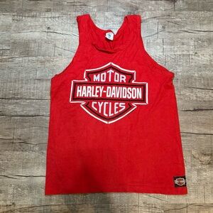 Vintage 90s Harley-Davidson Red Tank Top